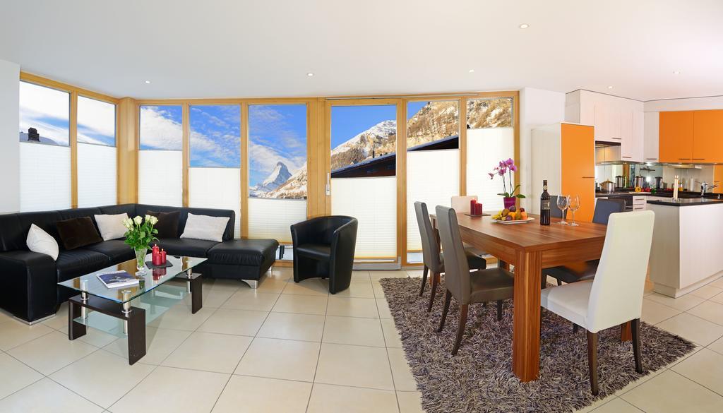 Ferienwohnung Haus Achilles Zermatt Chambre photo